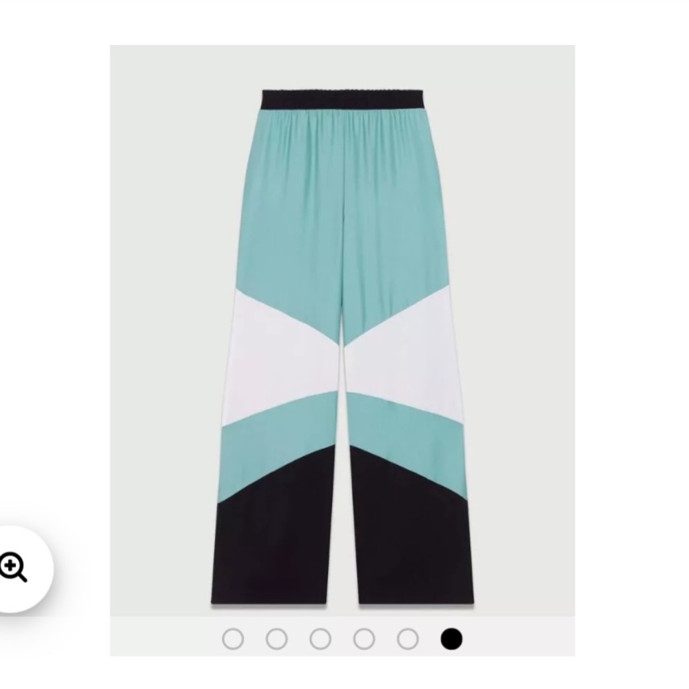 Maje wide leg trouser pants